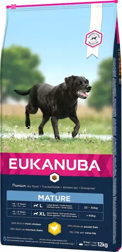 Eukanuba Alimento secco per cani anziani di taglia grande